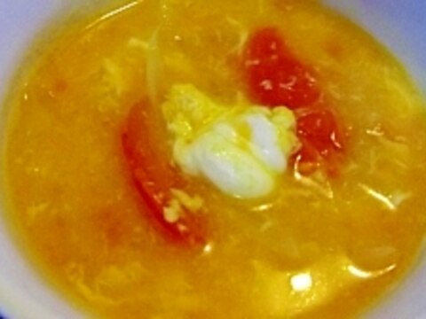 完熟トマトで簡単スープ